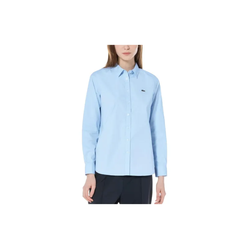 LACOSTE Shirts Women's Sky Blue-1