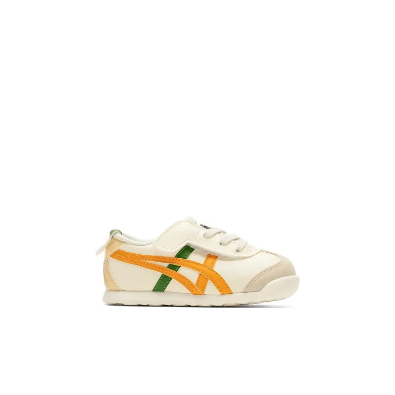 Onitsuka Tiger MEXICO 66 Abrasion Resistant Low Top Running Shoes Beige Yellow Infant And Toddler-1