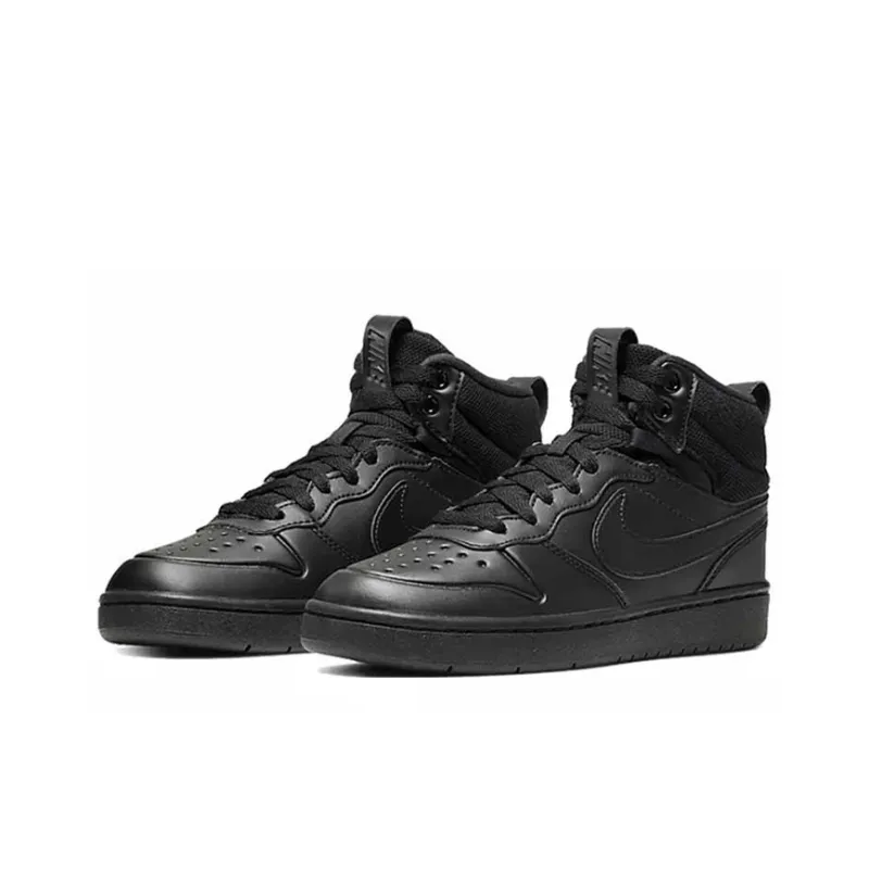 Nike Court Borough Mid 2 'Black' GS-2