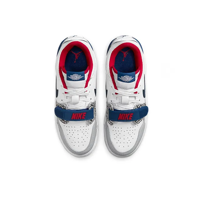 Jordan Legacy 312 Low White French Blue GS-3