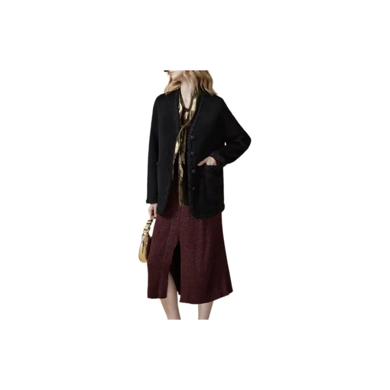 DKNY Coats Women's Black-3