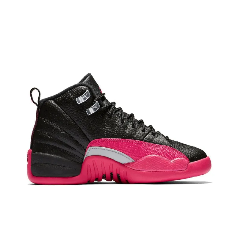 Jordan 12 Retro Black Deadly Pink GS-1