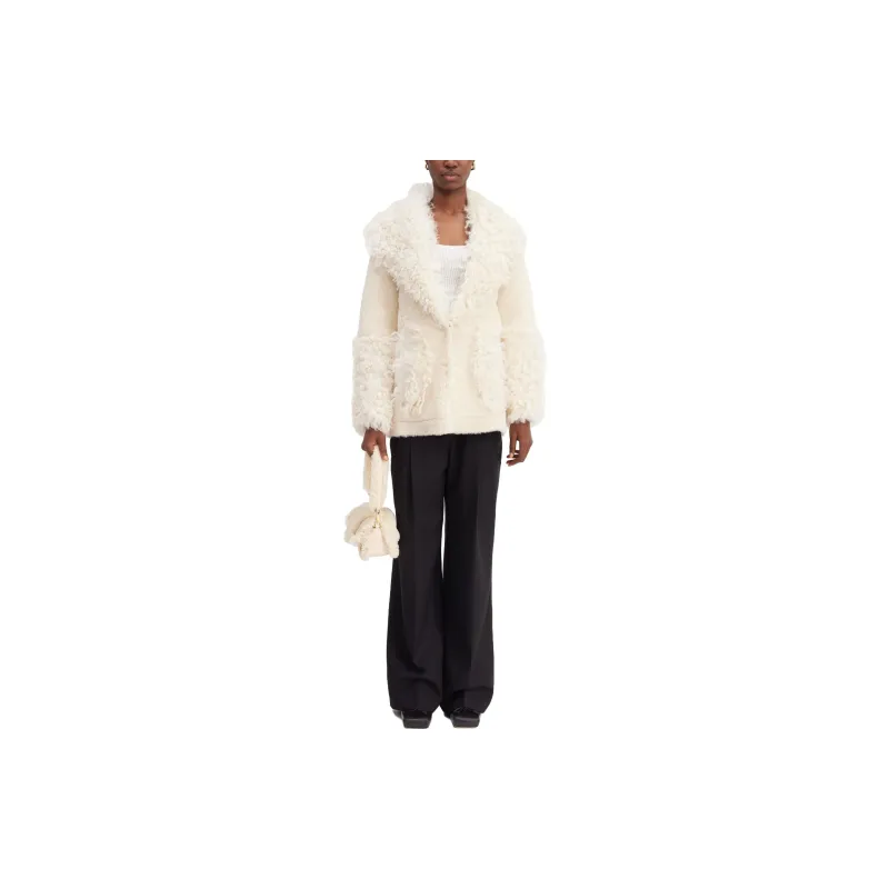 Jacquemus Coats Women's Gray White-1