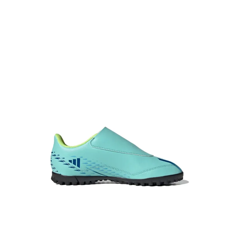 Adidas X Speedportal .4 H/L TF Firm Artificial Grass Low Top Kids' Soccer Shoes Ocean Blue Kids'-1