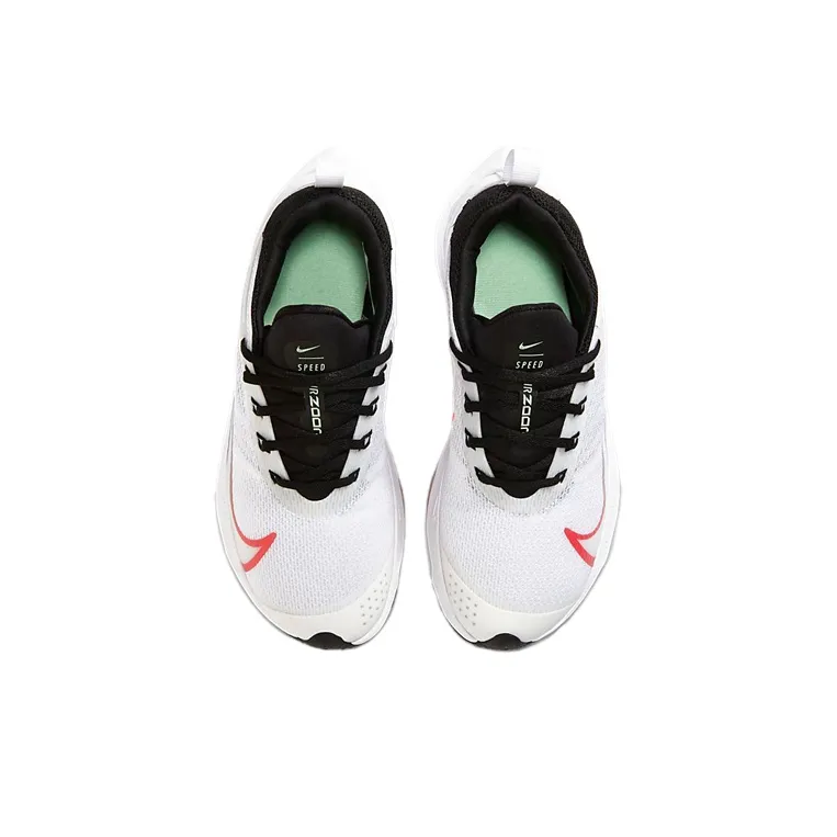 Nike Zoom Speed Air GS Slip Resistant Shock Absorbers Low Top Kids' Running Shoes White Red Green Kids'-3
