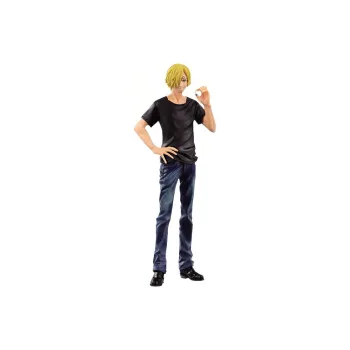 BANPRESTO Sanji Glass Factory Jeans Freak Vol.8 One Piece Bonus Gifts