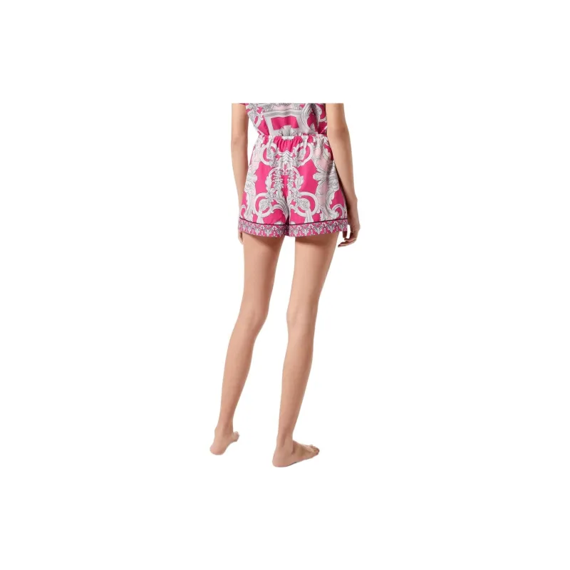 VERSACE Barocco Beach Shorts 'Fuxia/English Rose'-3