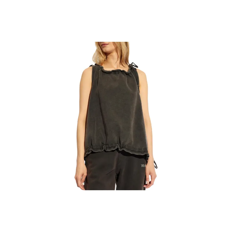 The Attico Ruffled Sleeveless Top-2
