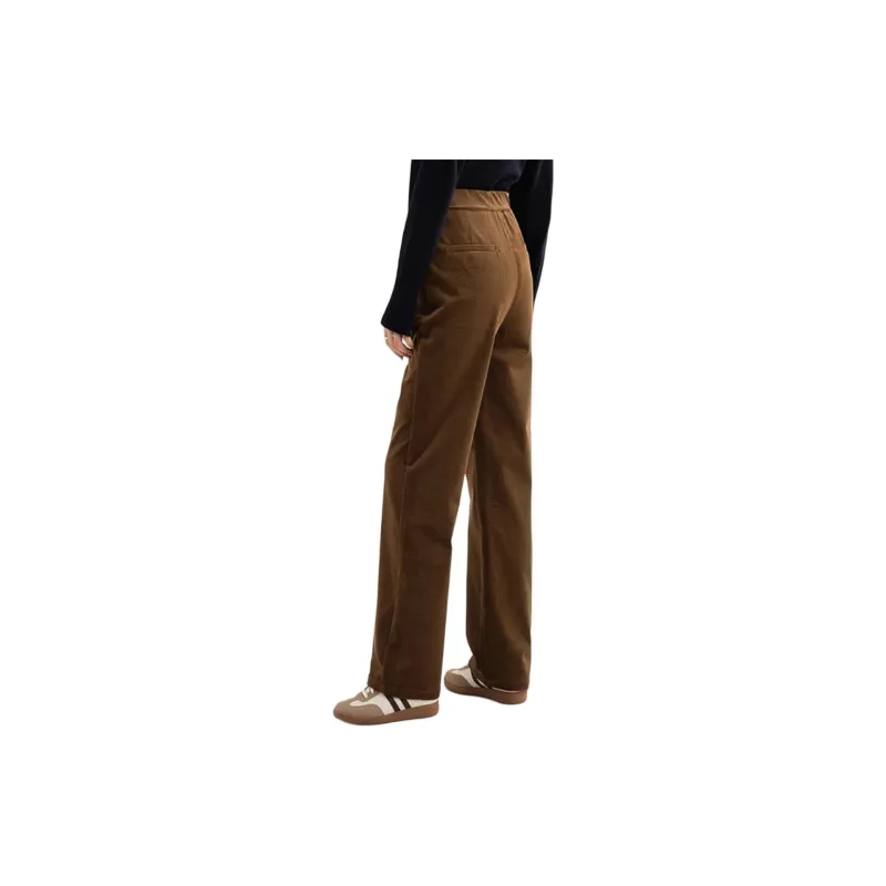 Mapping Casual Pants Women's Coffee-1