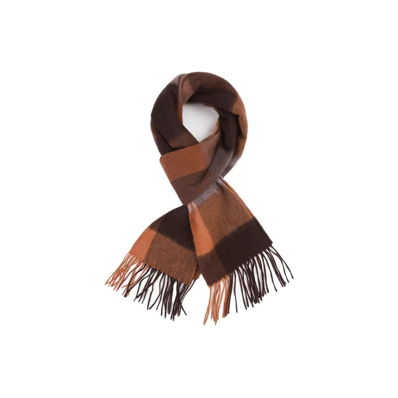 MOERCIAN 100% Wool Knit Scarves Women's-11