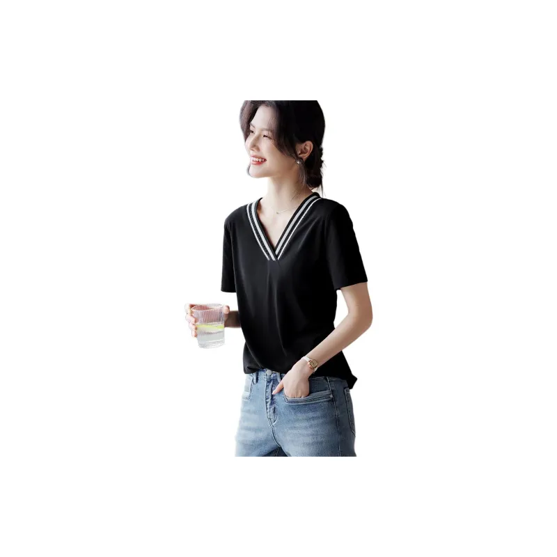 XWI T Shirts Women's Black-1