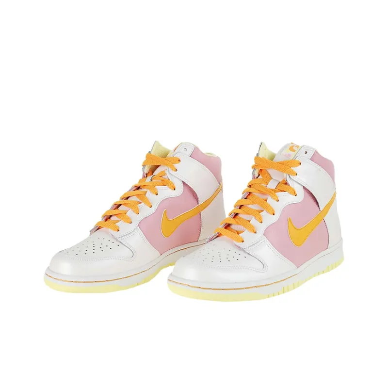 Nike Dunk High High-Top Sneakers Pink/White GS-1