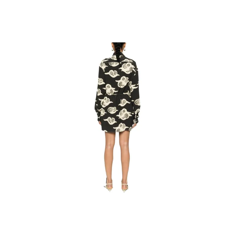 NANUSHKA Cloud printed Mini Dress-3