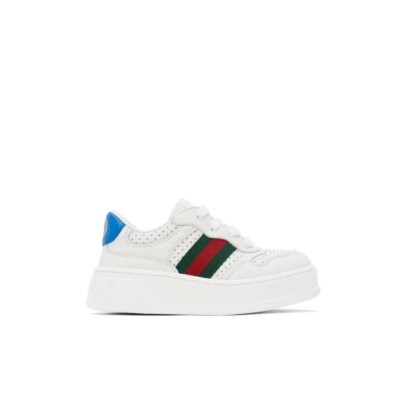 GUCCI Kids Web Detail Chunky Sneakers-1