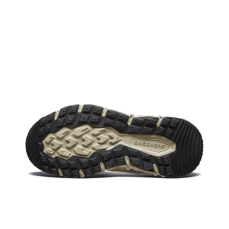 Skechers Velocitrek Wear-Resistant Slip-Resistant Kids Lifestyle Shoes Black Coffee Teenagers-4