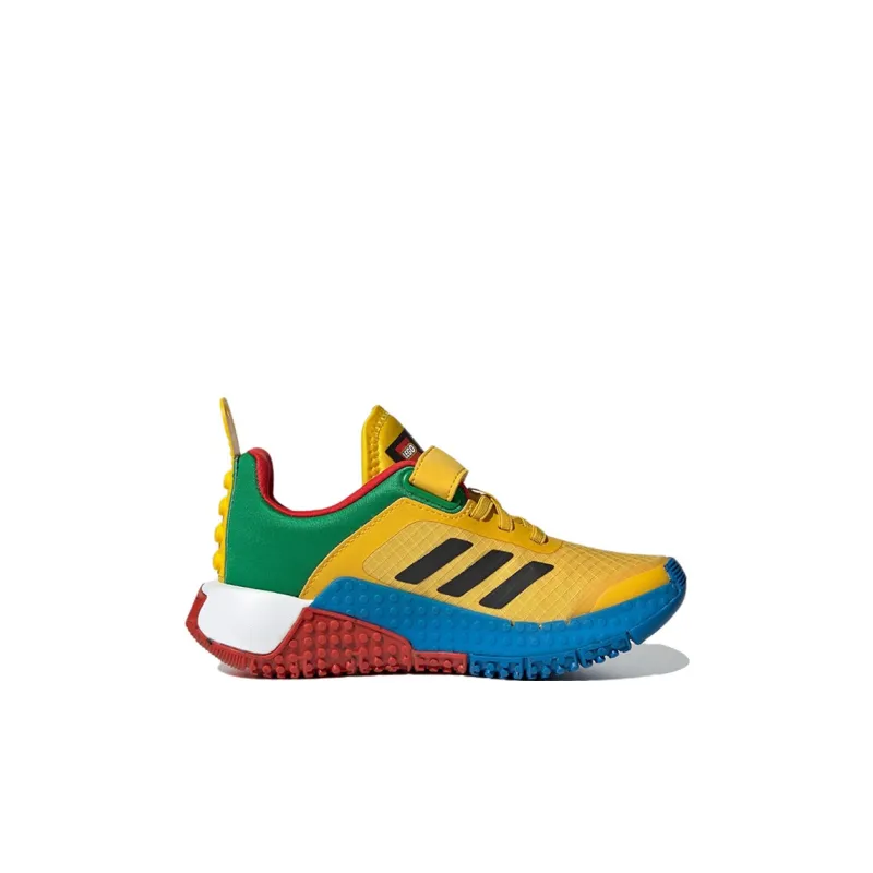 LEGO x Adidas Sport Pro Dna Abrasion Resistant Low Top Sports Casual Shoes Yellow Green Blue Kids'-1
