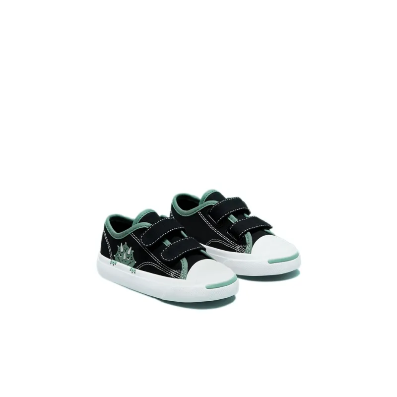 Converse Jack Purcell Anti-Slip Wear-Resistant Low-Top Toddler Shoes Black Infant And Toddler-2