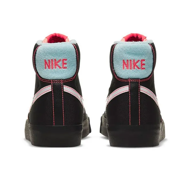 Nike Blazer Mid 77 GS Black Atomic Pink-4