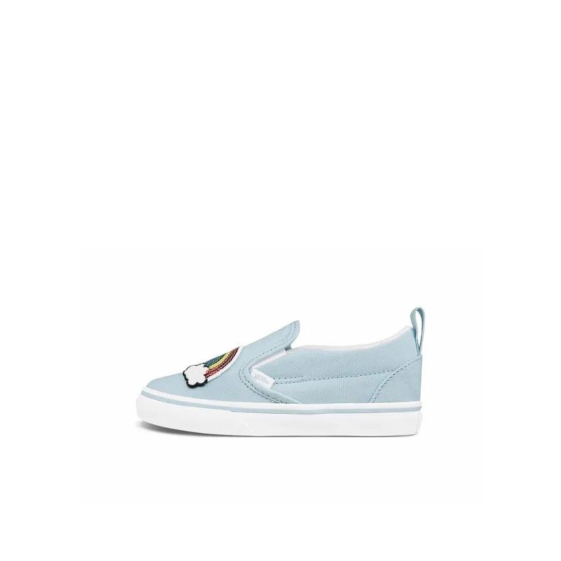 Vans Slip-on Anti-Slip And Wear-Resistant Breathable Low-Top Toddler Shoes Blue Infant And Toddler-0