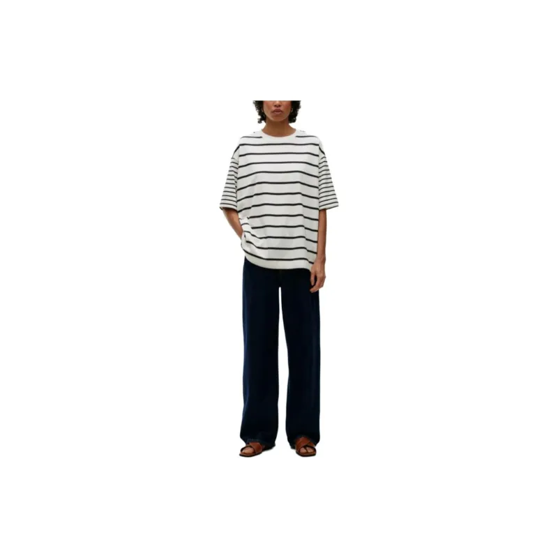 ARKET T-Shirt Women's Navy Blue/White-1