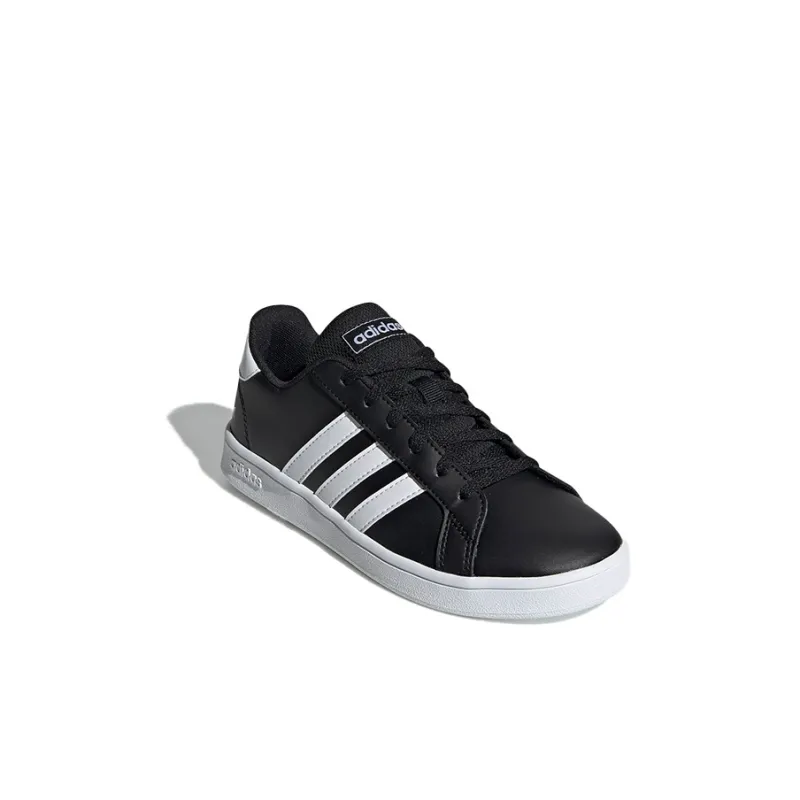 Adidas Neo GRAND COURT K Abrasion Resistant Low Top Skateboard Shoes Black Kids'-2
