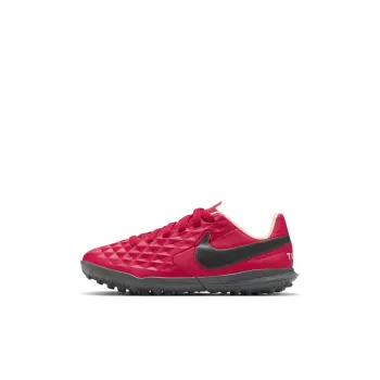 Nike Tiempo Legend 8 Anti Slip And Wear Resistant Lightweight Balance Low Top Kids' Soccer Shoes Red Black Kids'