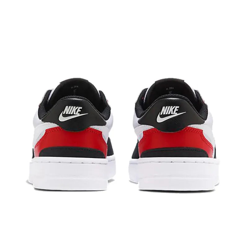 Nike Squash Type Slip Resistant Shock Absorbers Low Top Kids' Skateboarding Shoes Red White Teenagers-4