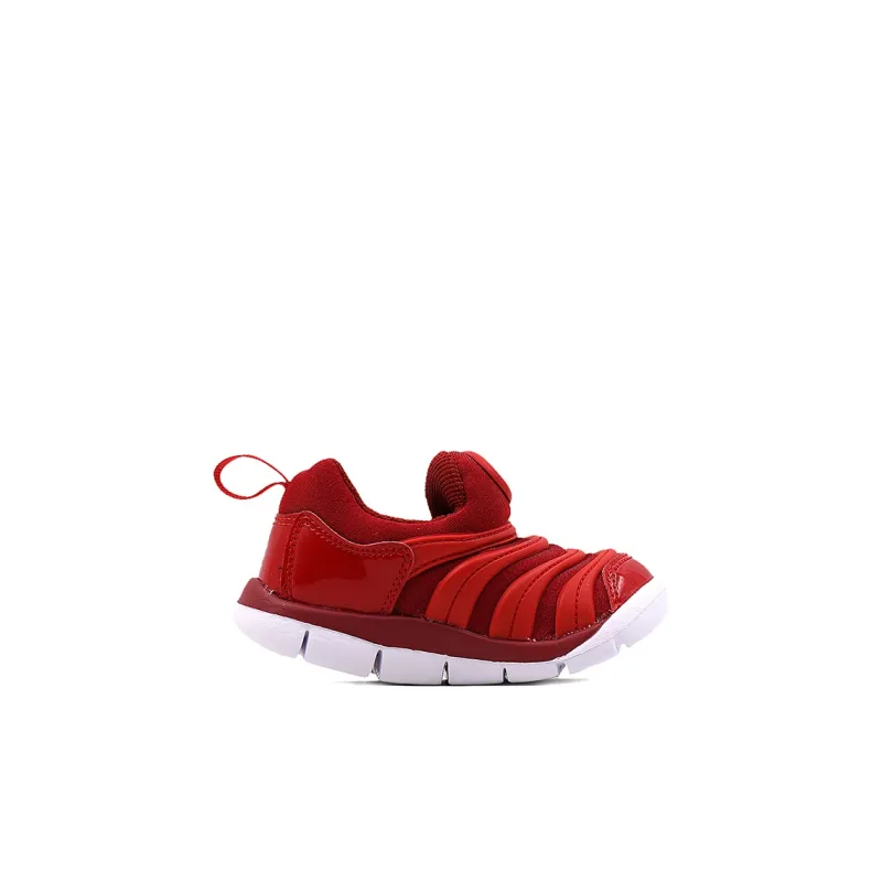 Nike Dynamo Free Abrasion Resistant Low Top Toddler Shoes White Red Infant And Toddler-1