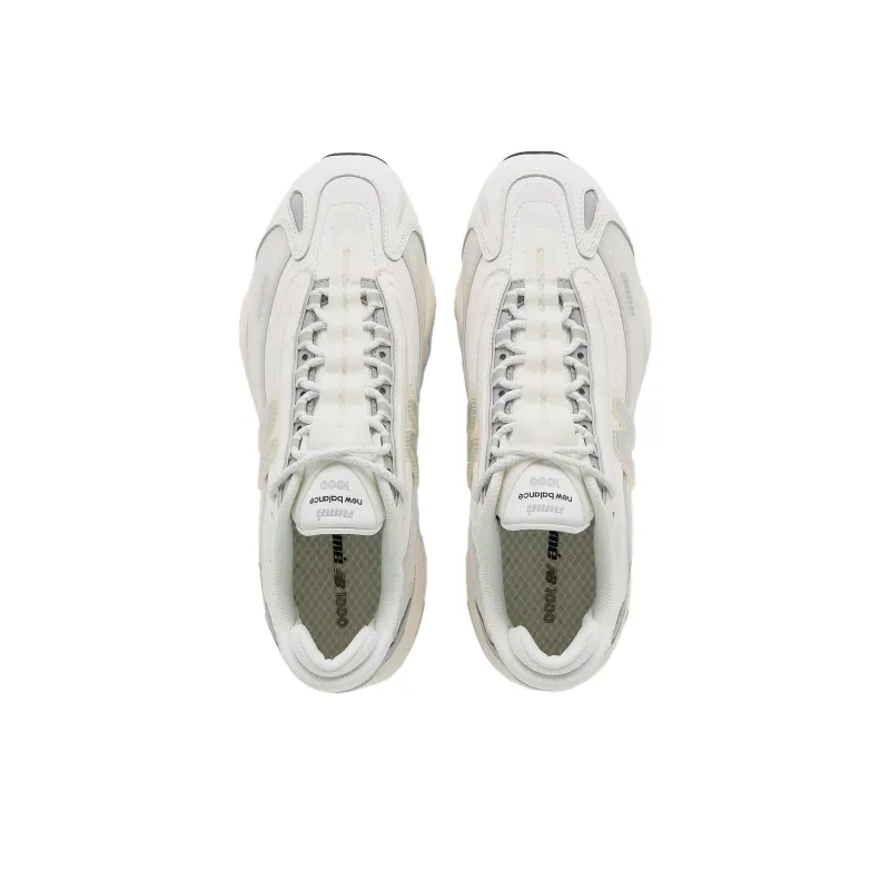 AIME LEON DORE x New Balance NB 1000 Anti-Slip Wear-Resistant Low-Top Casual Running Shoes Unisex White-3