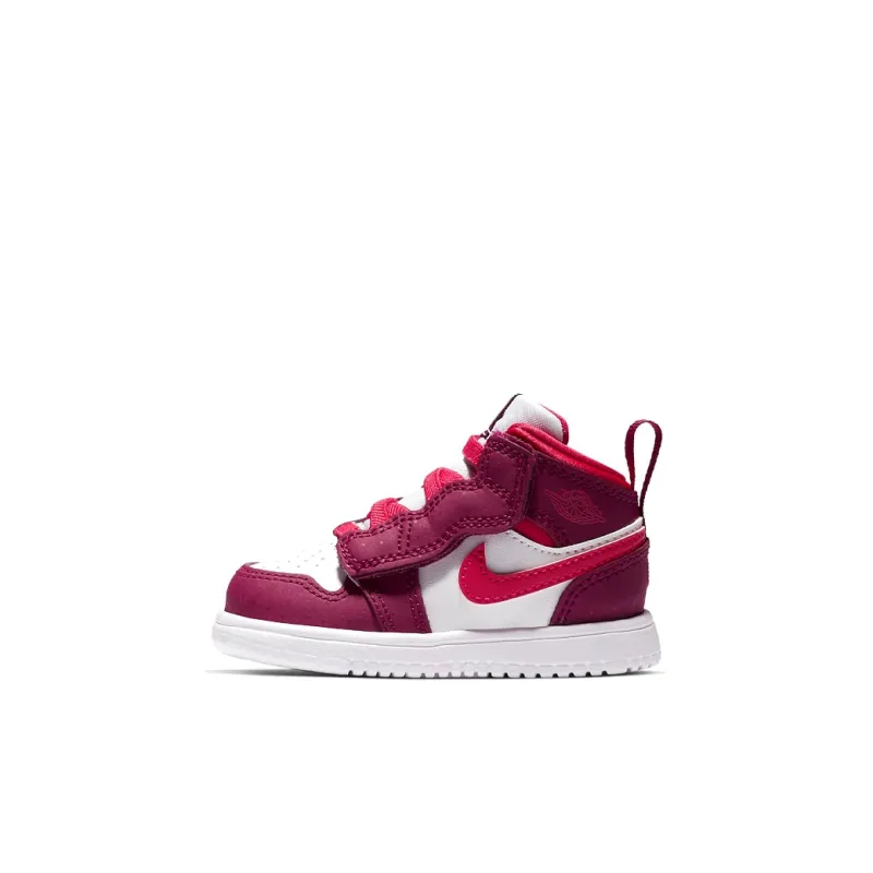 Jordan Air Jordan 1 Mid Alt High Top Toddler Shoes Rose Red Infant And Toddler-0