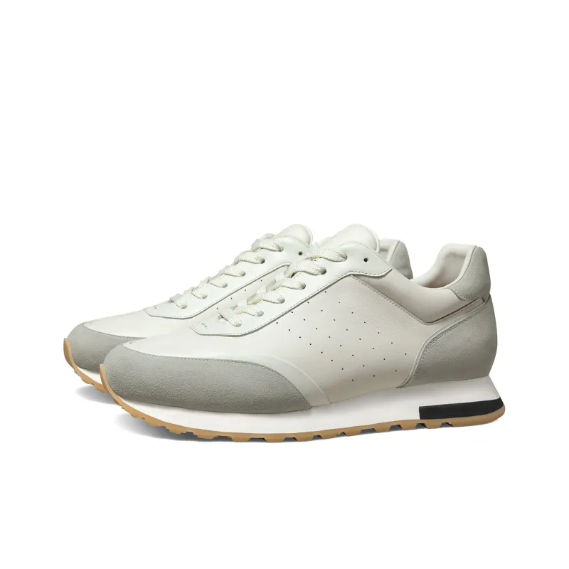 Zuti Low Top Casual Shoes Men's Light Gray White-1