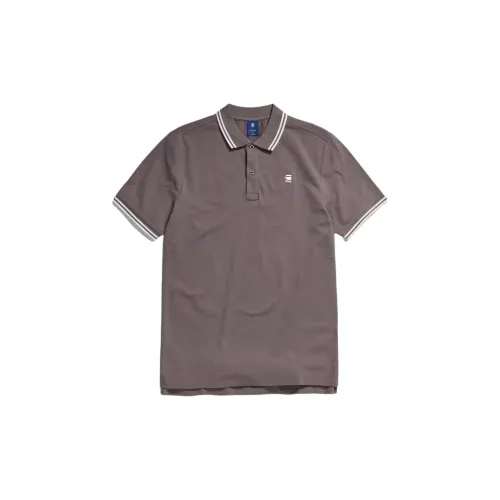 G-STAR RAW Polo Shirts Men Gray Purple