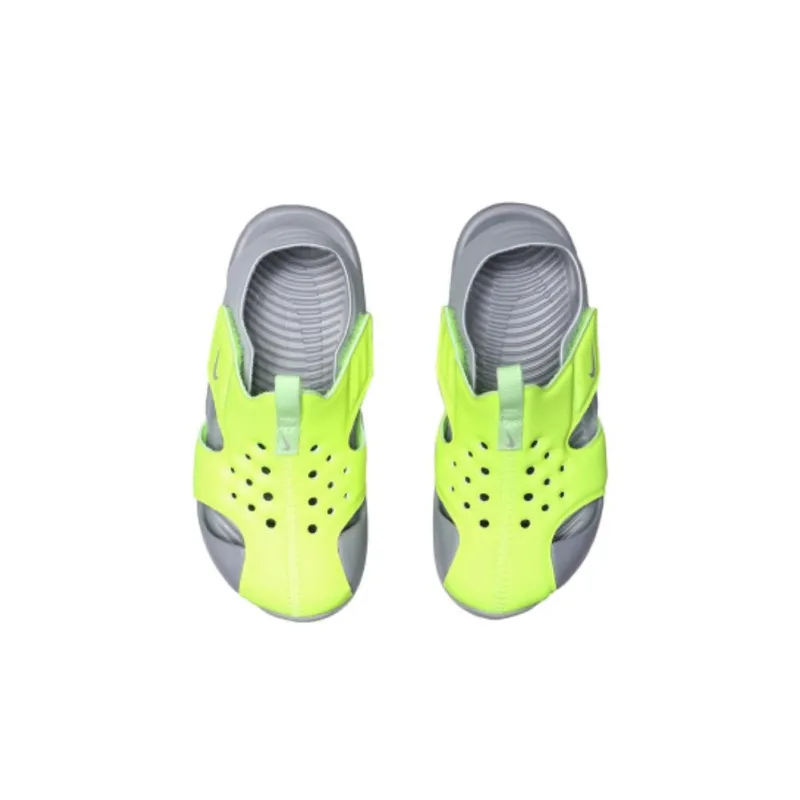 Nike Sunray Protect 2 Low Top Toddler Shoes Green Gray Infant And Toddler-2