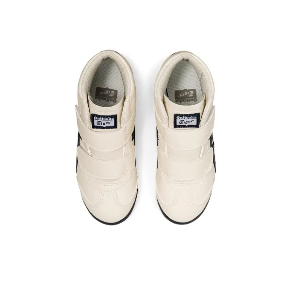 Onitsuka Tiger MEXICO 66 Abrasion Resistant Mid Top Kids Lifestyle Shoes Ecru Children Aged 3 7 Years Old-4