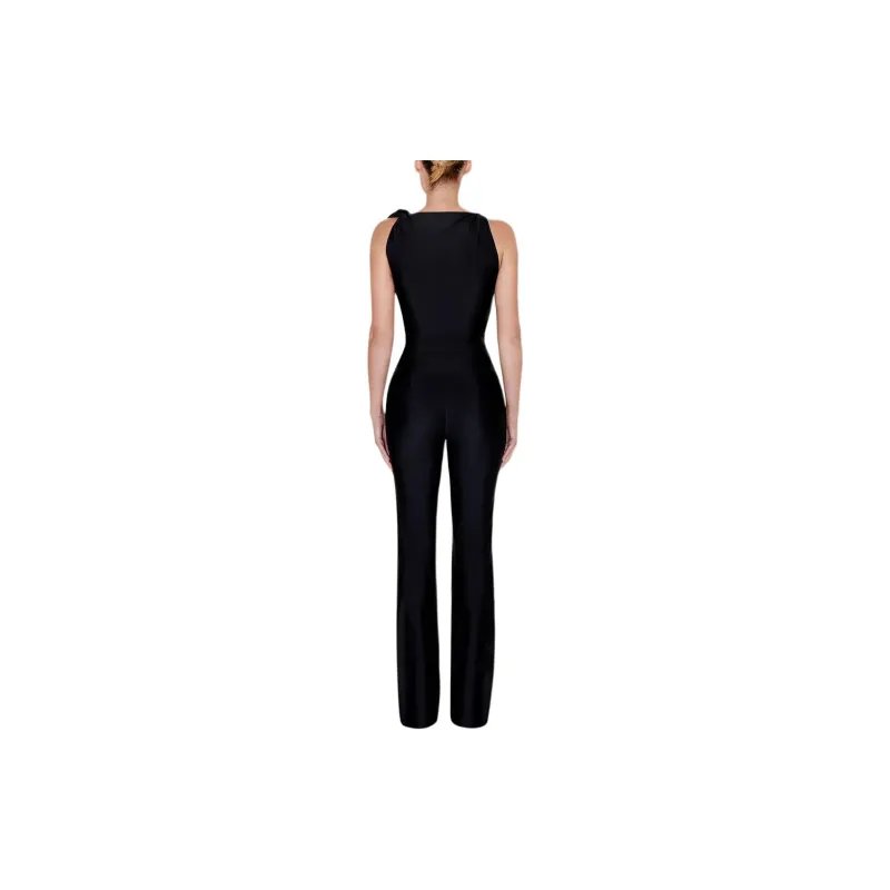 Khy DROP 006 Sleek Stretch Low Rise Pant Casual Pants Women's BLACK/Black-1