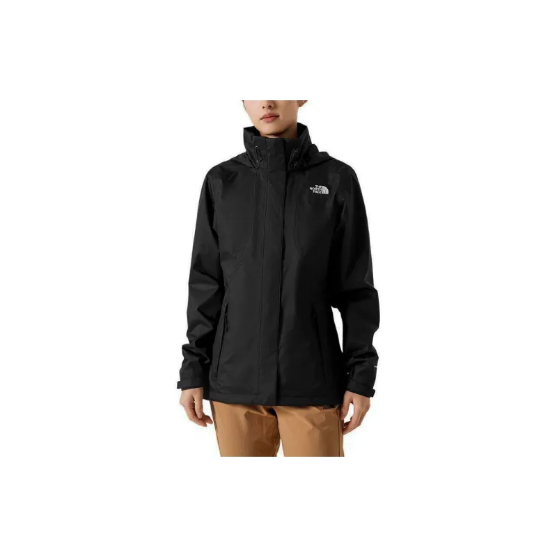 THE NORTH FACE Outdoor Hiking Water-Resistant Windproof Breathable Windbreaker Jacket Women's Cosmic Black-2