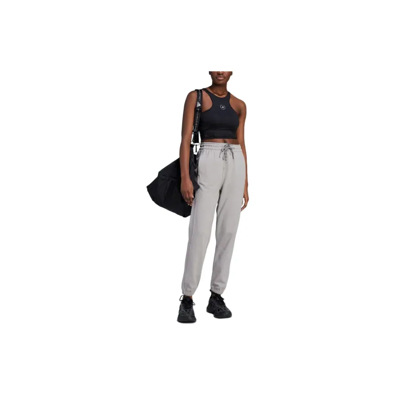 Adidas REGULAR SWEAT PANTS Knitted Sports Pants Women's Dove Gray-1