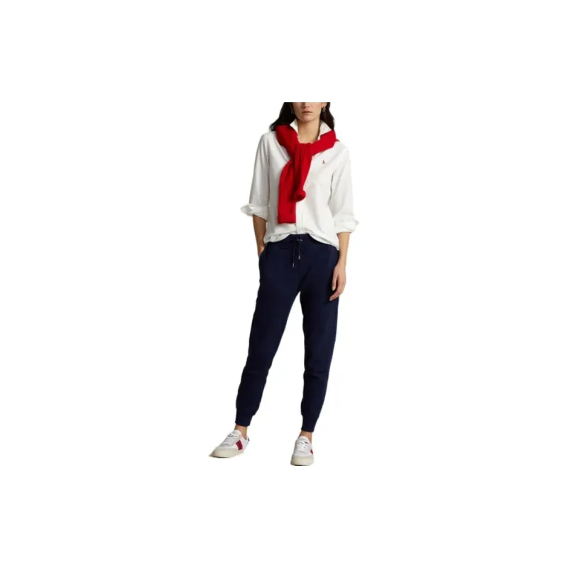 Polo Ralph Lauren FW22 Knitted Sports Pants Women's Marine Blue-1