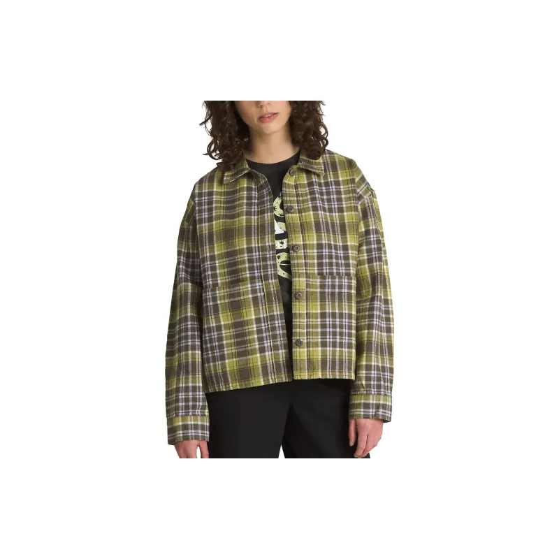 Vans Roadside Shacket Shirt Women's Green-2