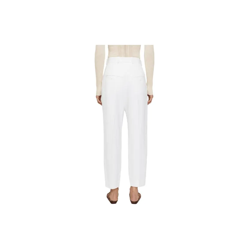 TOTEME Suit Trousers Women's Bone White-2