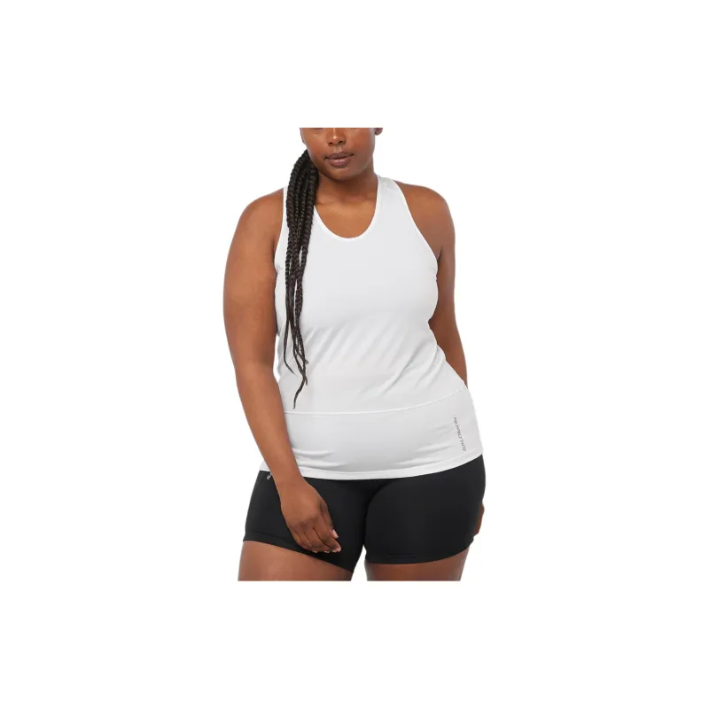 SALOMON CROSS RUN Tank Tops Women's White-2