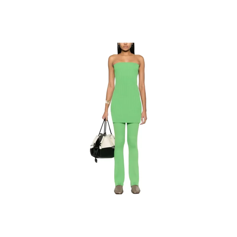 NANUSHKA Brynn Ribbed knit Strapless Top-1