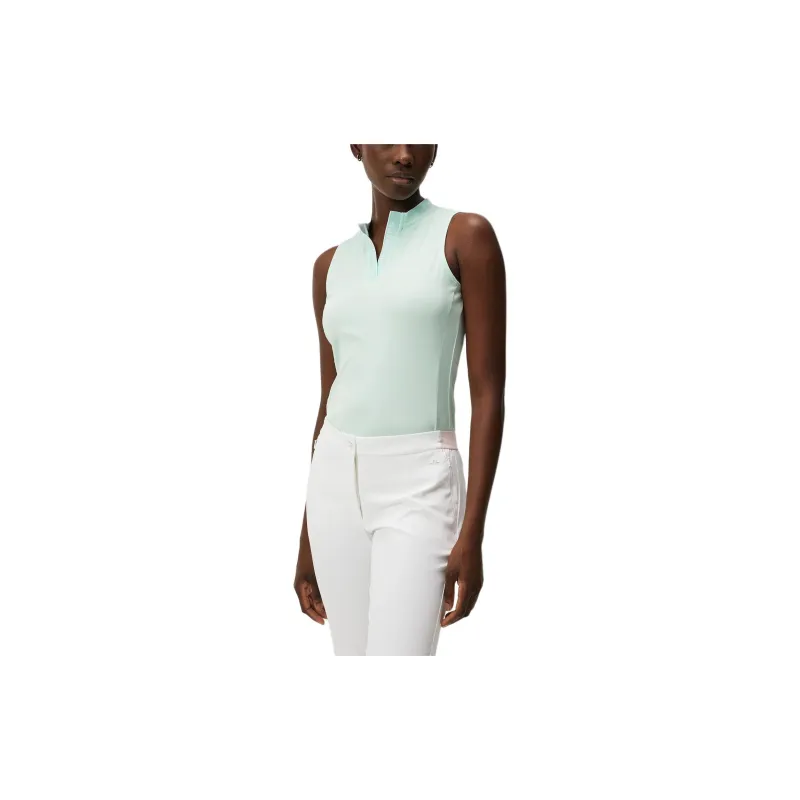 J.Lindeberg Leya Sleeveless Top Tank Top Women's Light Green-3