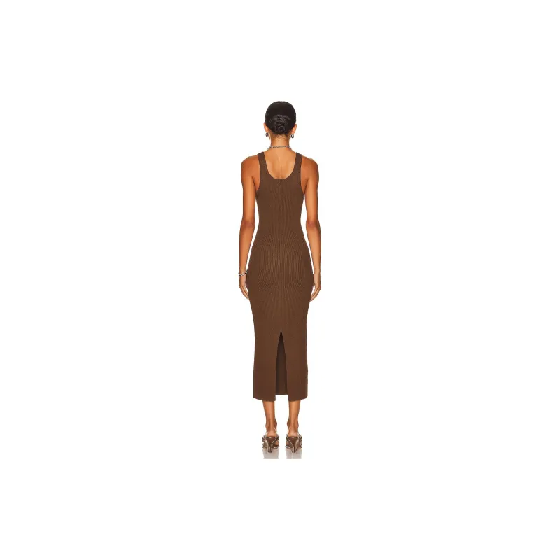 TOTEME Sleeveless Dresses Women's Brown-2
