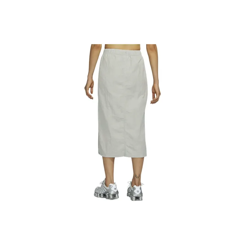 Nike Casual Long Skirts Women's Gray-5