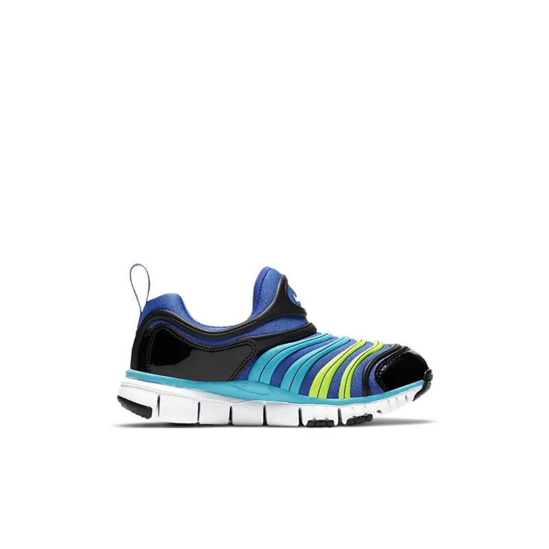 Nike Dynamo Free Low Top Sports Casual Shoes Blue Black Children Aged 3 7 Years Old-1