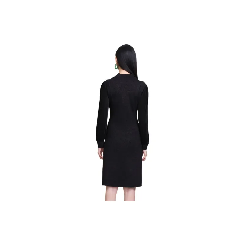 JZ. ANNAKRO Long Sleeved Dress Women's Black-0