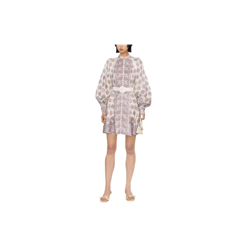 Zimmermann Long-Sleeved Dresses Women's Pink-2
