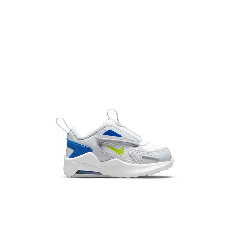 Nike Air Max Bolt Abrasion Resistant Low Top Toddler Shoes Gray White Blue Infant And Toddler-1