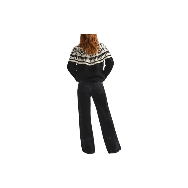 KARL LAGERFELD FW23 Knitwear Women's Black White-2